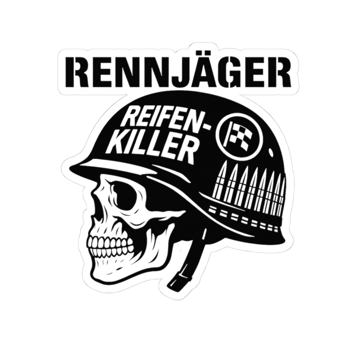 Rennjäger Reifenkiller Sticker