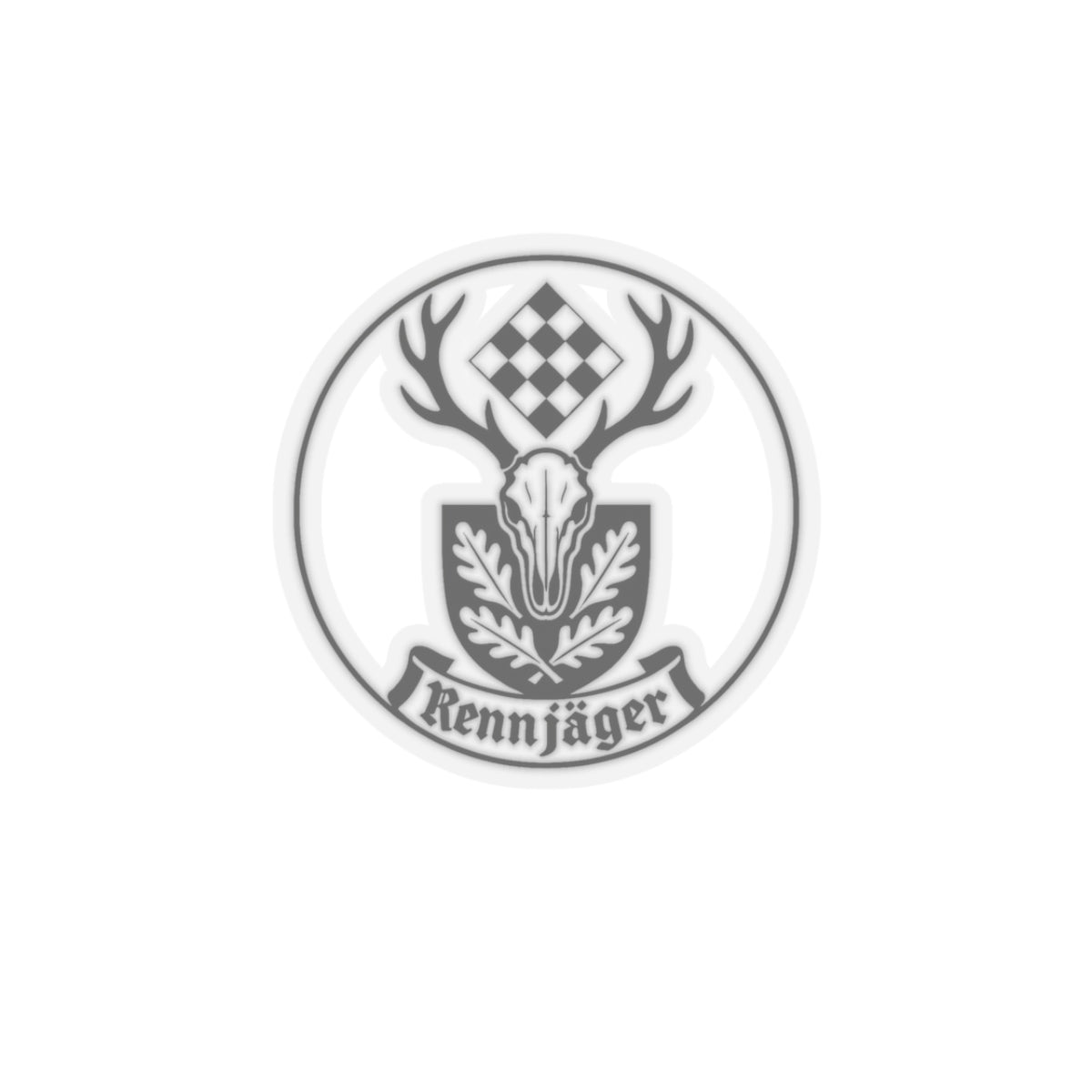 Rennjäger Crest Sticker