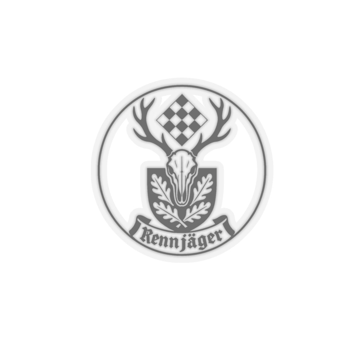 Rennjäger Crest Sticker