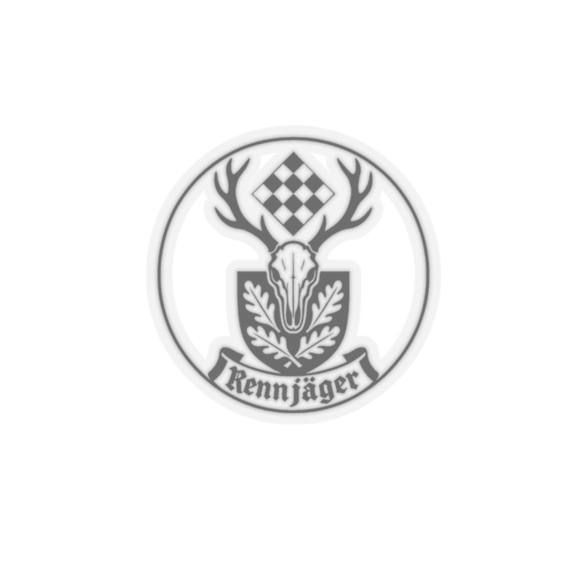 Rennjäger Crest Sticker
