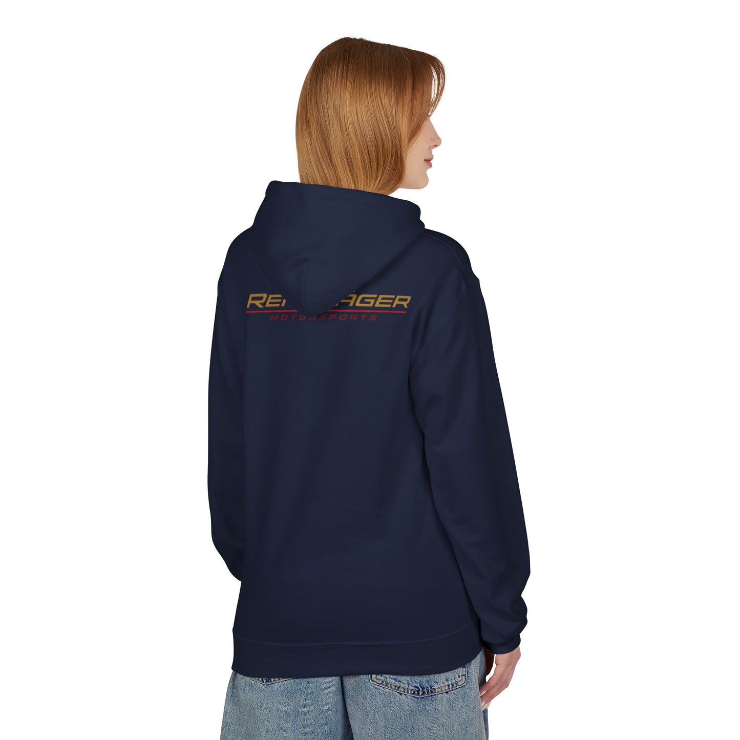 Rennjäger Motorsports design Midweight Softstyle Fleece Hoodie