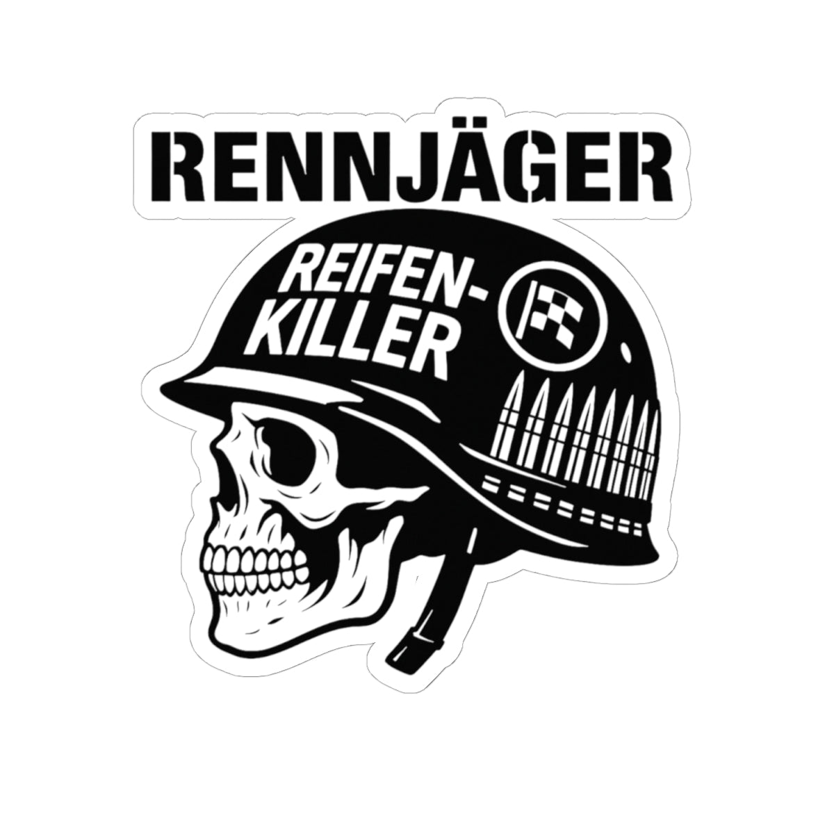 Rennjäger Reifenkiller Sticker