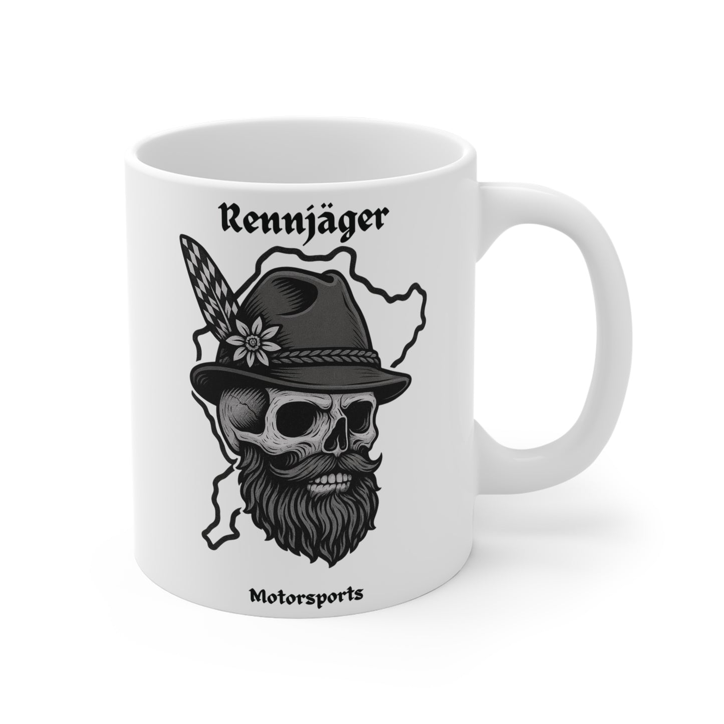 The Rennjäger 11oz mug