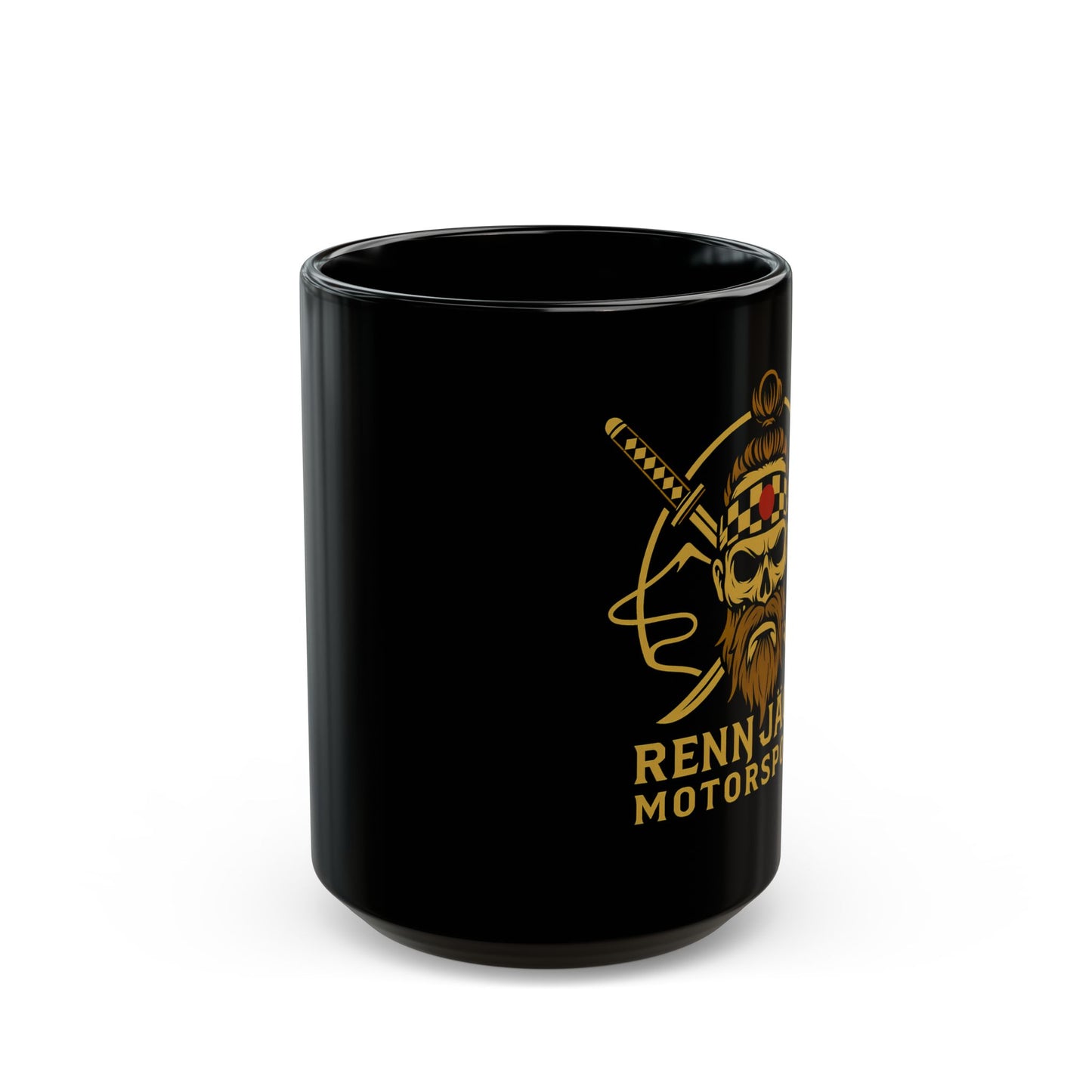 The Rennjäger Samauri Black Mug (11oz, 15oz)
