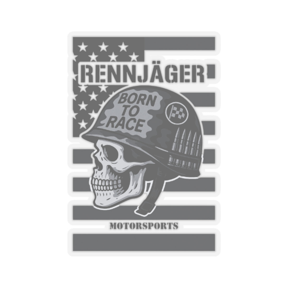 Rennjäger Born to Race Sticker