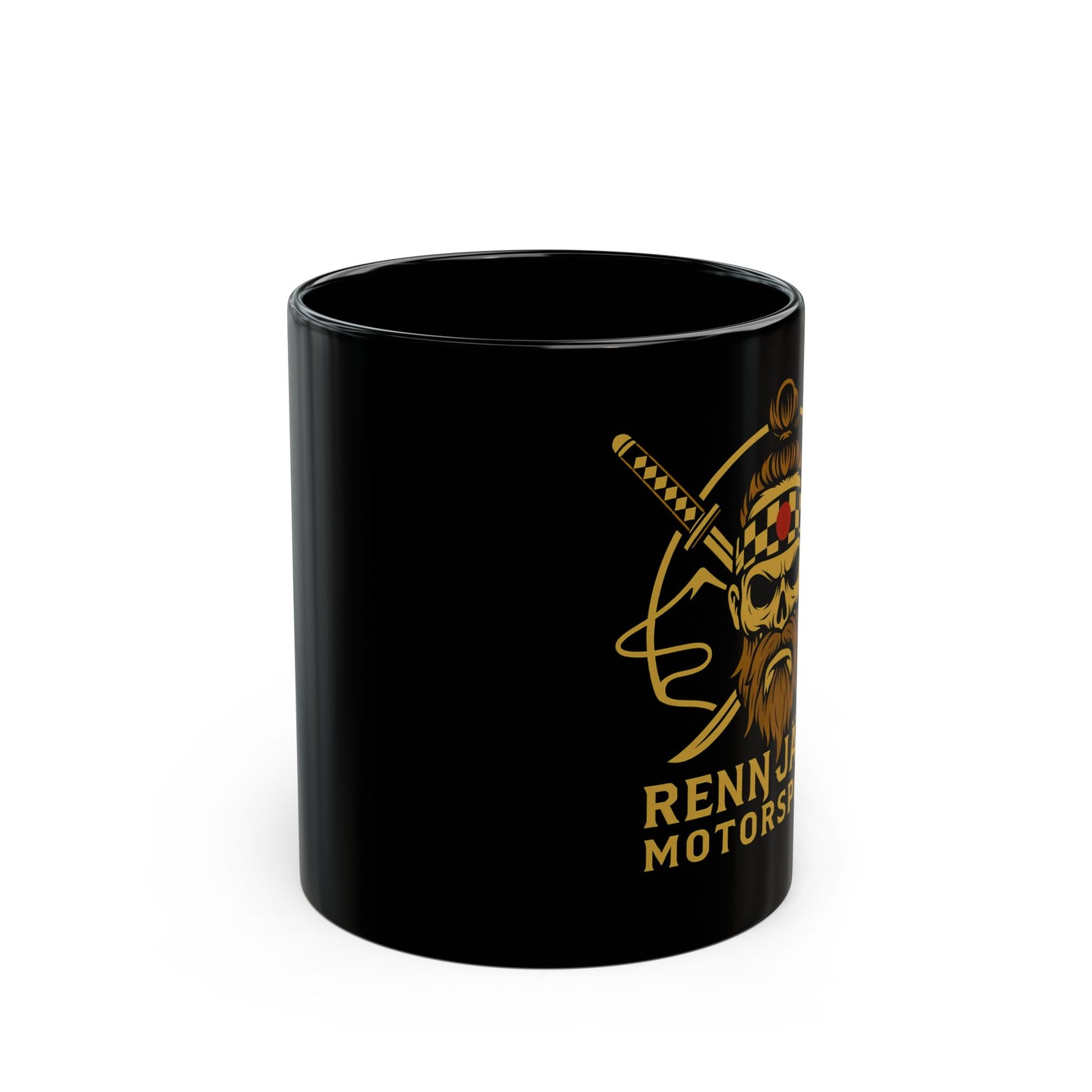 The Rennjäger Samauri Black Mug (11oz, 15oz)