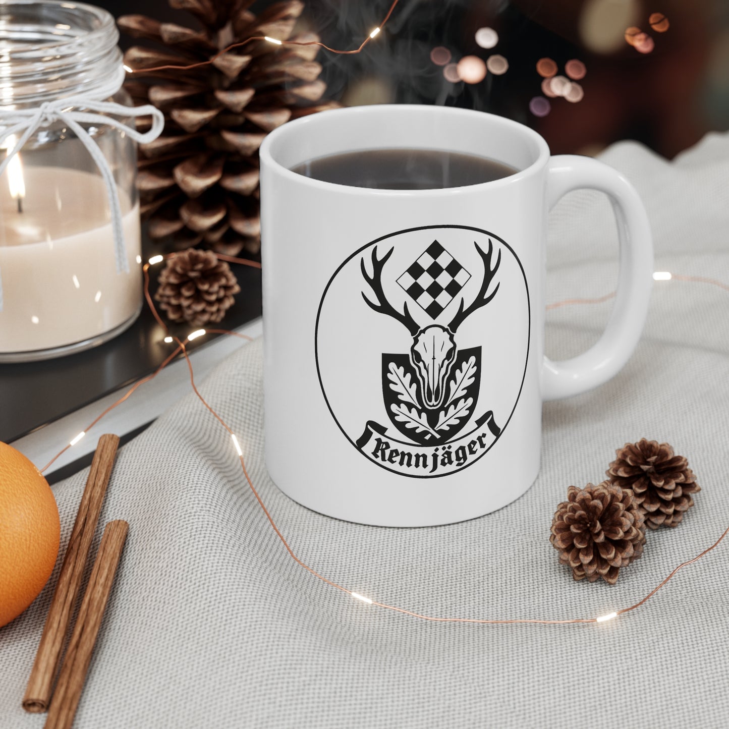 Rennjäger crest W/ Reifenkiller Mug 11oz