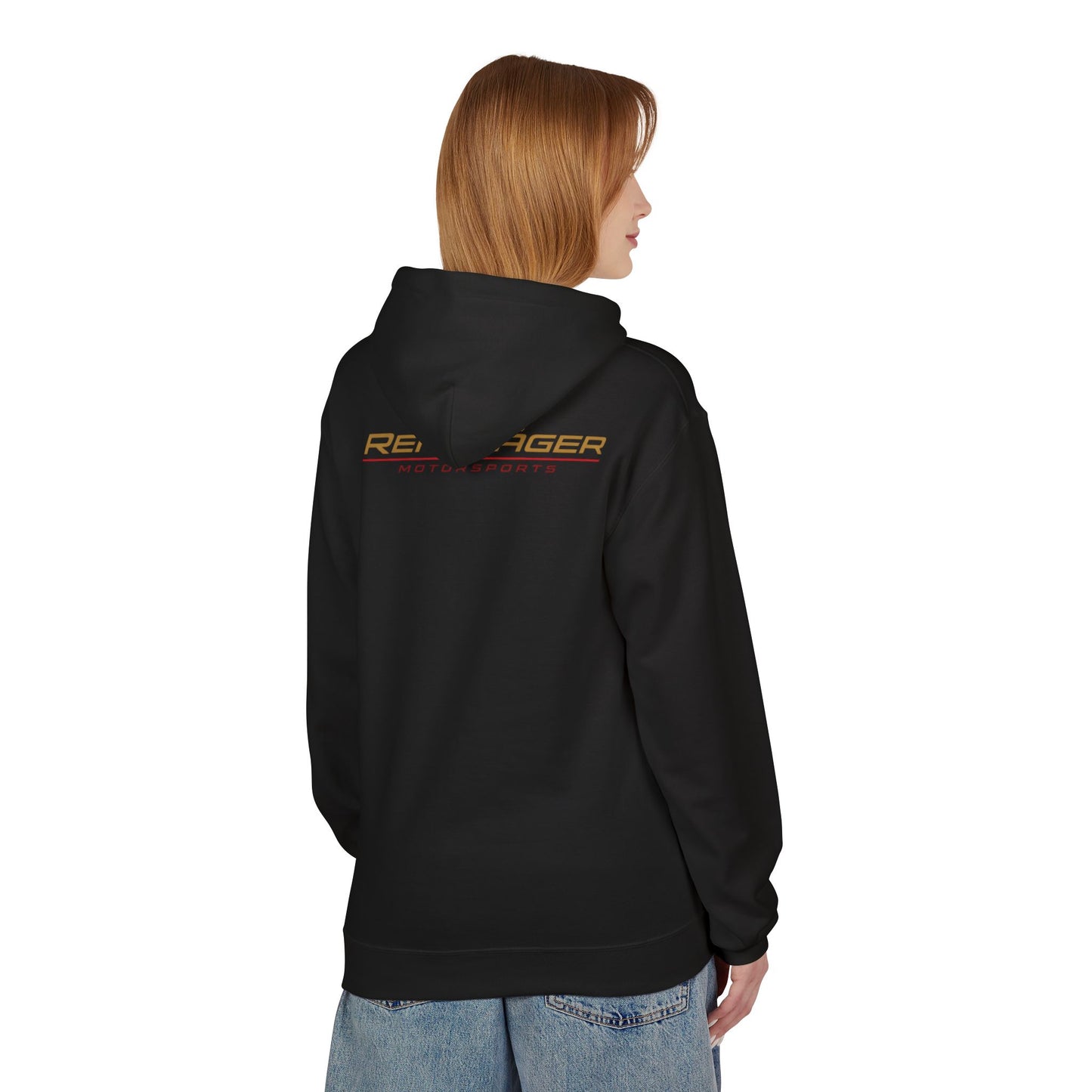 Rennjäger Motorsports design Midweight Softstyle Fleece Hoodie