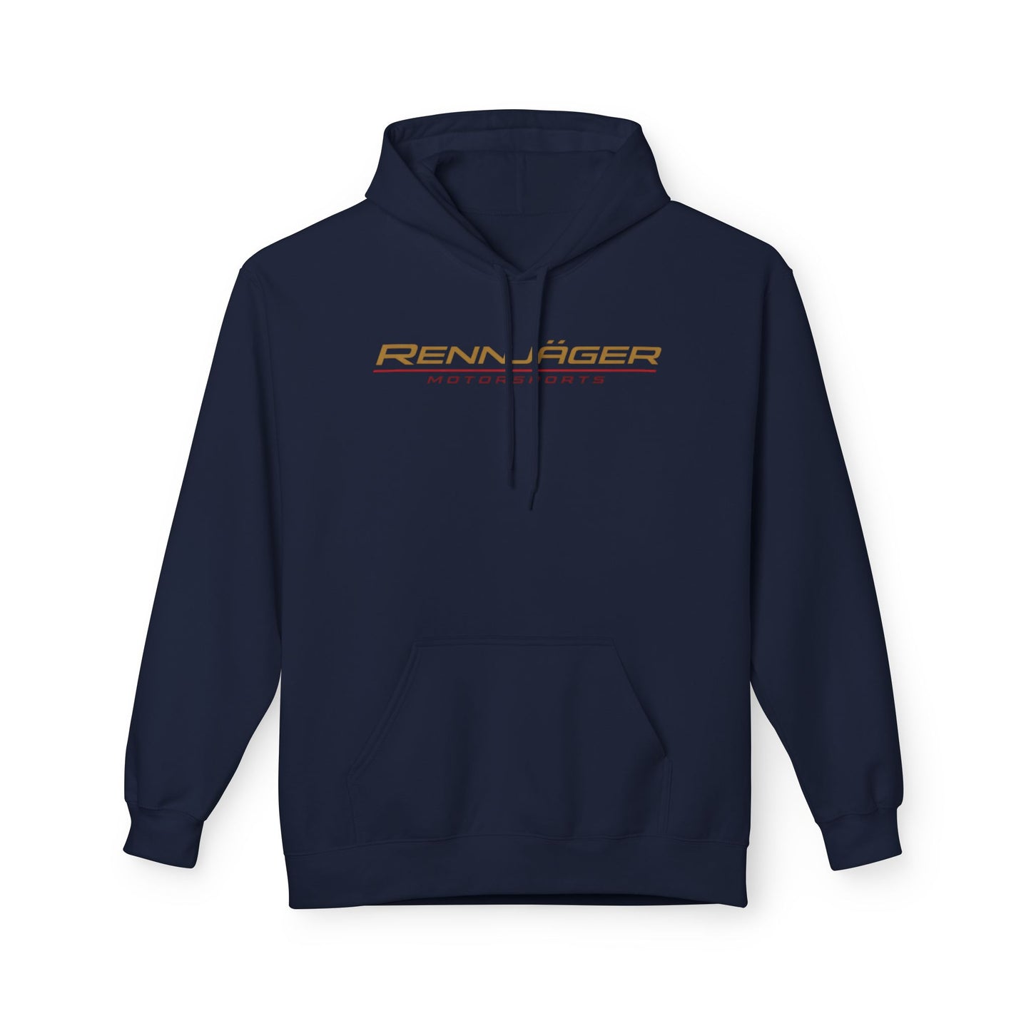 Rennjäger Motorsports design Midweight Softstyle Fleece Hoodie
