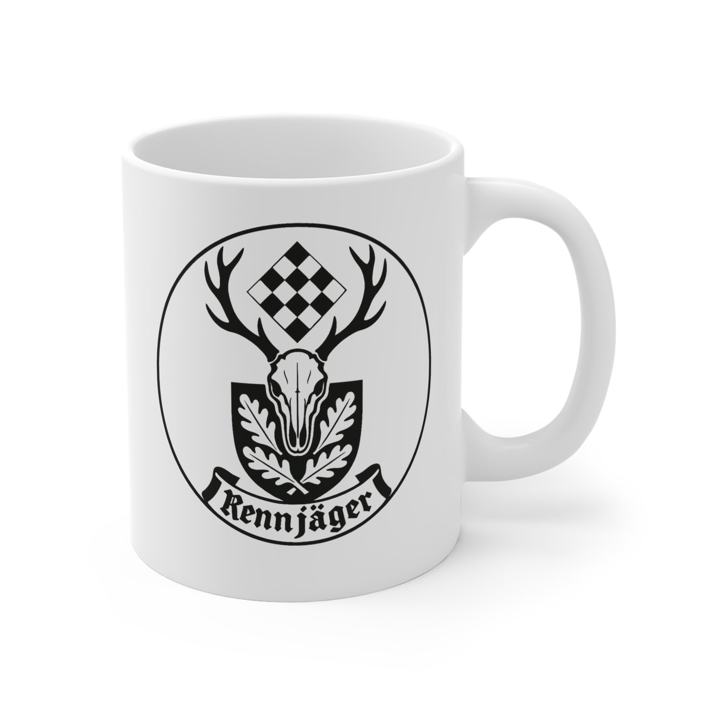 Rennjäger crest W/ Reifenkiller Mug 11oz